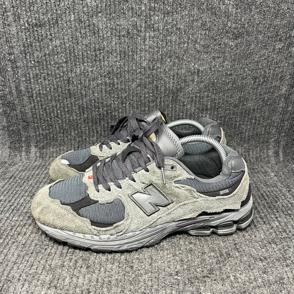 New Balance 2002R Protection Pack Black Grey Phantom Suede Shoes Mens Size 10 - Picture 3 of 8